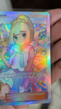 Lillie (Full Art) 151/156 Pokemon Sun and Moon 2018 - Ultra Prism Holo - Image 3