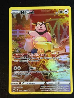 Pokemon TCG Miltank GG24/GG70 Crown Zenith Ultra Rare Full Art Holo English - Image 1
