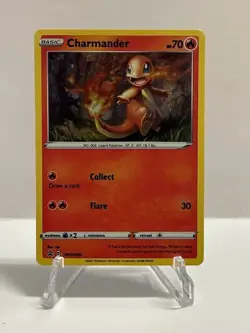 Pokemon TCG Charmander SWSH Black Star Promos SWSH092 Holo Promo - Image 1