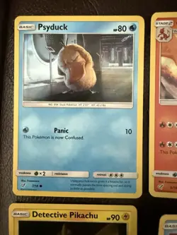Pokemon TCG Detective Pikachu Collection / Psyduck, Jigglypuff, Charmander MINT - Image 2