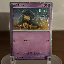 Pokemon TCG Abra Pokemon Promos 063/165 Holo Promo Cosmos Holo Rare Promo - Image 1