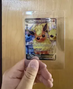 Pokemon Flareon EX Full Art Ultra Rare RC28/RC32 Radiant Collection Holo - Image 1