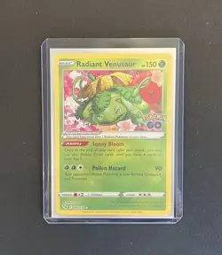 Pokemon Radiant Venusaur 004/078 Pokemon GO Holo NM - Image 4