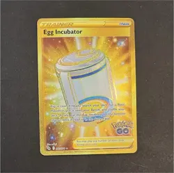 Pokemon GO Egg Incubator Reverse Holo Trainer NM - Image 1
