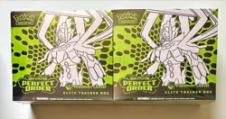 2x Pokemon Center Perfect Order Elite Trainer Box ETB In Hand Ships ASAP - Image 1