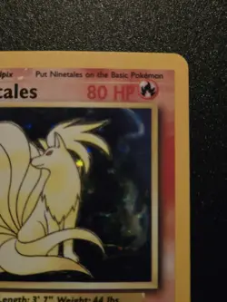 Pokemon Ninetales Holo Rare 12/102 Base Set Vintage LP-MP Conditon - Image 4
