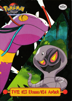 #TV12 Ekans / Arbok LP - Topps Pokemon Series 2 - Image 1