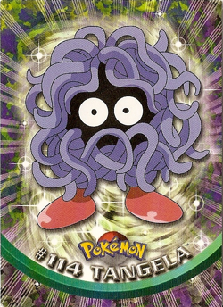 Tangela 114 - Pokemon Topps Series 2 NM - Image 1
