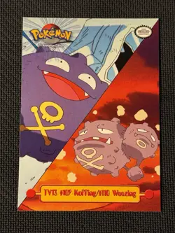 TV13 Koffing Weezing - Pokemon Topps - NM - Image 1