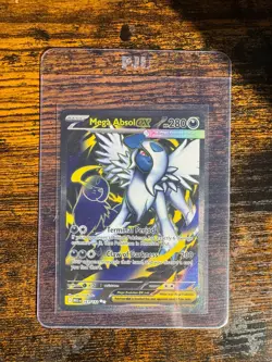 Mega Absol ex 2025 Pokemon TCG Mega Evolution #161/132 Ultra Rare Full Art NM - Image 1