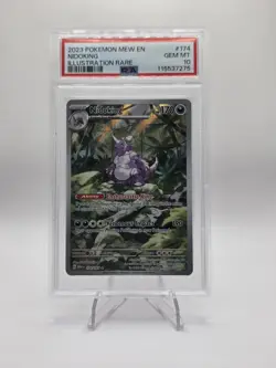 Pokemon Nidoking 174/165 SV Scarlet & Violet 151 Illustration Rare Holo PSA 10 - Image 1