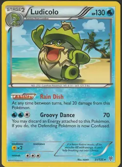 Ludicolo Rare Plasma Storm 31/135 Pokemon | LP - Image 1