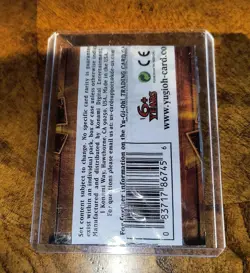 Yu-Gi-Oh! Quarter Century Stampede Empty Pack Art + Thick Toploader - Image 2