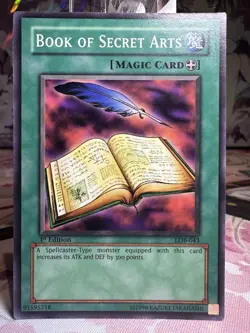 Book Of Secret Arts LOB-043 Common 1st Edition - LP/Played - YuGiOh! - Image 4