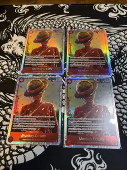 MONKEY D LUFFY One Piece Op12-015 SR Play Set Legacy Of A Master - Image 1