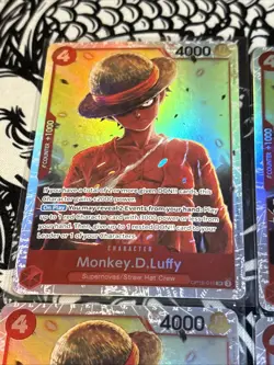 MONKEY D LUFFY One Piece Op12-015 SR Play Set Legacy Of A Master - Image 2