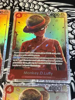 MONKEY D LUFFY One Piece Op12-015 SR Play Set Legacy Of A Master - Image 3