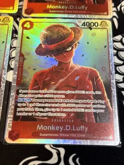 MONKEY D LUFFY One Piece Op12-015 SR Play Set Legacy Of A Master - Image 5