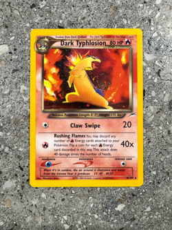 Pokemon TCG Cards Dark Typhlosion 10/105 Neo Destiny Holo Rare EXC-NM - Image 1