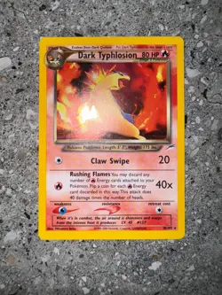 Pokemon TCG Cards Dark Typhlosion 10/105 Neo Destiny Holo Rare EXC-NM - Image 3
