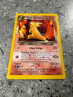 Pokemon TCG Cards Dark Typhlosion 10/105 Neo Destiny Holo Rare EXC-NM - Image 5