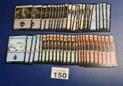 MTG magic the gathering avatar Bundle 50 land cards Joblot Lot 150 - Image 1