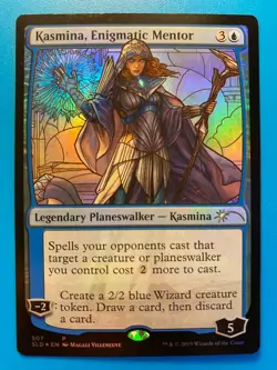 MTG 1x FOIL Kasmina, Enigmatic Mentor 507 Secret Lair Drop Magic Gathering x1 NM - Image 1