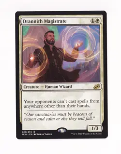 Magic the Gathering Ikoria Lair of Behemoths #011 Drannith Magistrate - Image 1