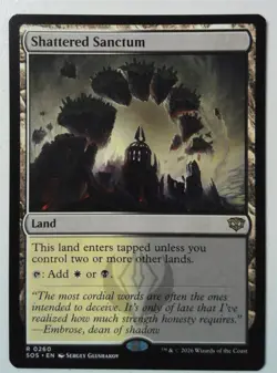Shattered Sanctum *Rare* Magic MtG x1 Secrets of Strixhaven - Image 1