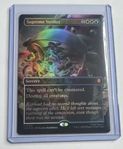 Supreme Verdict (Borderless) Teenage Mutant Ninja Turtles Foil Pizza Box MTG - Image 1