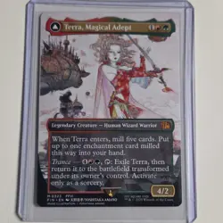 Magic: The Gathering FFVI Terra Magical Adept Borderless Nonfoil Card # 0323 - Image 1