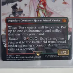 Magic: The Gathering FFVI Terra Magical Adept Borderless Nonfoil Card # 0323 - Image 3