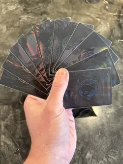 MTG Phyrexian oil Slick Lands x10 2 Of Each Color *F* - Image 1