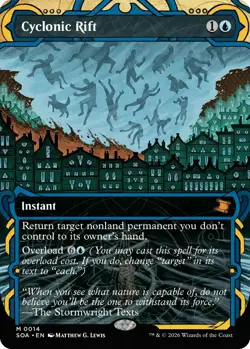 Cyclonic Rift x1 MTG Magic the Gathering - Secrets of Strixhaven - Image 1