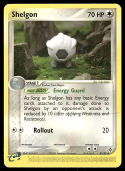 2003 Pokemon Shelgon Uncommon Dragon 41/97 DMG - Image 1