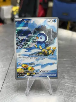 Pokemon Piplup 098/094 Me02 Phantasmal Flames Illustration Rare Holo English - Image 1