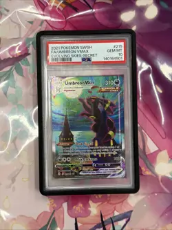 Pokemon 2021 Umbreon VMAX 215/203 Alt Art Evolving Skies GEM MINT PSA 10 - Image 1