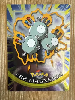 Pokemon TCG - Magneton #82 - NM - Topps Series - Blue Label - Holo - Image 1