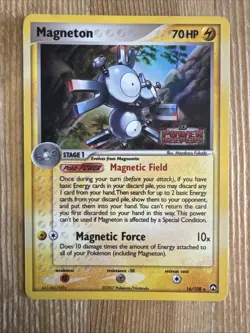Magneton - 16/108 - Rare - Reverse Holo LP, English Pokemon EX Power Keepers - Image 1