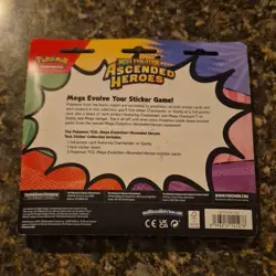 Pokemon TCG Mega Evolution–Ascended Heroes Tech Sticker Collection Promo 3 Packs - Image 2