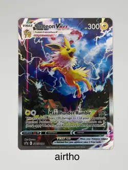 2021 Sword & Shield Jolteon VMAX Holo Black Star Promo #SWSH184 - Image 1