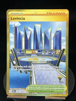 Pokemon TCG Levincia 244/182 Destined Rivals Hyper Rare NM - Image 1
