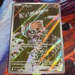 Swinub 165/159 Sv09: Journey Together Holo Pokemon TCG Illustration Rare NM - Image 1