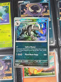 Pokemon Houndoom 063/131 Sv: Prismatic Evolutions Masterball Pattern - Image 2