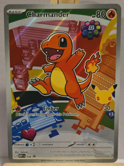 Pokemon TCG Charmander MEP EN Promo Holo Card 038 Stamped English 2026 - Image 1