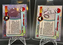 Pokemon Topps Blue Logo Non-Holo: Gengar #94 Mewtwo 150 both NM/M - Image 2