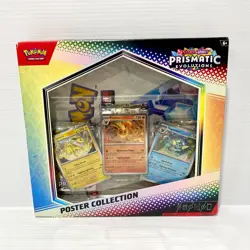 Pokemon TCG Prismatic Evolutions Poster Collection Box - 3x Packs - Sealed - Image 1