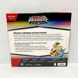 Pokemon TCG Prismatic Evolutions Poster Collection Box - 3x Packs - Sealed - Image 2