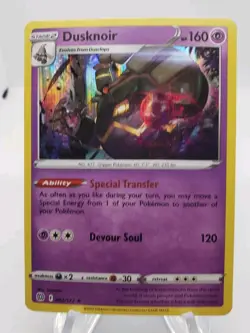 Dusknoir 62/172 Brilliant Stars Holo Rare Pokemon Card TCG 062/172 Pokemon NM - Image 1
