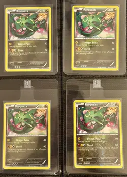 Pokemon Card Lot Binder Collection Mix 13 RAYQUAZA Cards All NM and Low Pop - Image 1